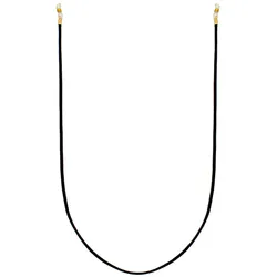 Elli Brillen-Kette Synthetisches Leder 925 Silber Ketten   Damen