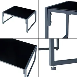 casa.pro Karg Loungeset dunkelgrau