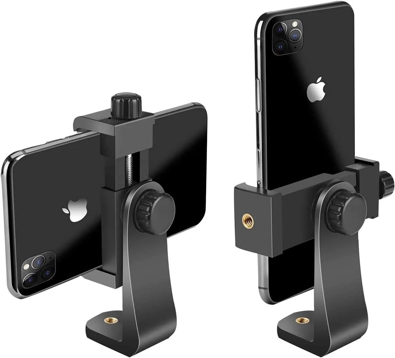 LENBEST Universal Handy Stativ Adapter Smartphone Handy-Halterung, (1-tlg., Halterung Kompatible mit Stativ Tripod Selfie Stick, Monopod mit Standard 1/4