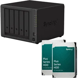 Synology DiskStation DS1522+ 5 Einschübe NAS-Server Leergehäuse + 16 TB Synology Plus (2x 8TB)