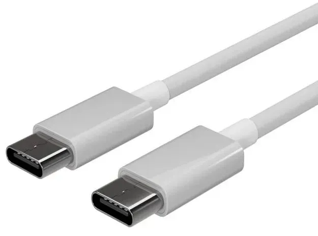 S/CONN maximum connectivity Flexline-USB Lade-Sync Kabel, USB C Stecker auf USB-C Stecker, 2.0, ABS, weiß, 0,5m