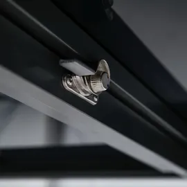 Greemotion Garten-Essgruppe Grenada Gartenmöbel-Set Grau Aluminium 7-teilig, - Grau