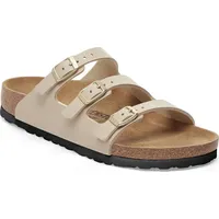 Birkenstock Florida Damen Pantolette in Beige, Größe 38 - Beige - 38