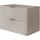 Rodan Waschbeckenunterschrank 2 Schubladen 80 x 57 x 46 cm Beige