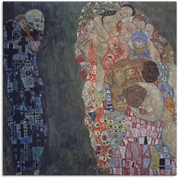 Artland Wandbild »Tod und Leben. Vollendet 1916.«, Religion, (1 St.), als Alubild, Outdoorbild, Leinwandbild, Poster in verschied. Größen Artland Farbe Bild(er): bunt