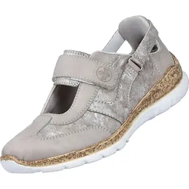 Rieker Slipper Damen Weite E Silber 38