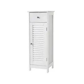 VASAGLE Badschrank 30 x 87 x 30 cm Weiß