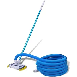 vidaXL Pool-Bodensauger blau 1,45 m