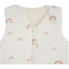 Julius Zöllner Baby Schlafsack Organic Rainbow Weiß 80