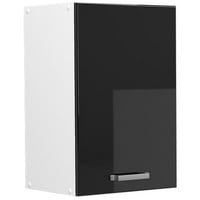 Vicco Hängeschrank R-Line, 40 cm mit offenen Regalen Schwarz