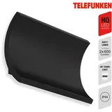 Telefunken LED Außen-Wandleuchte Genf schwarz 19,7 x 12 x 6,2 cm