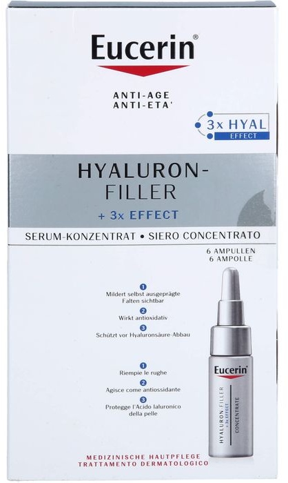 EUCERIN Anti-Age Hyaluron-Filler Serum-Konz.Amp. 30 ml