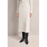 Bugatti Jerseyrock aus einer Kaschmir-Wollqualität weiß S