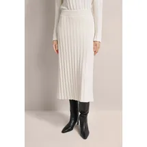 Bugatti Jerseyrock aus einer Kaschmir-Wollqualität weiß S