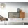 DeLife Juwelo 150 x 75 x 40 cm Akazie Natur / Schwarz / Beige