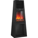 Tectake Elektrokamin schwarz