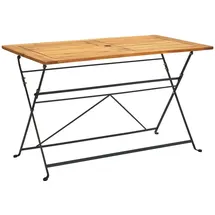 vidaXL Gartentisch 120 x 70 x 74 cm Massivholz Akazie Braun