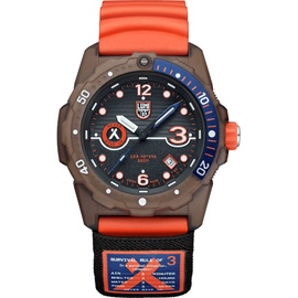 Luminox Herren Analog Schweizer Quarzwerk Uhr mit Kautschuk Armband XB.3729.ECO