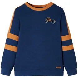 Kinder-Sweatshirt Indigoblau 128