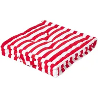 Homescapes Sitzkissen Breite 40 x 40 cm Rot