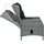 vidaXL Gartensessel  57 x 88 x 100 cm hellgrau