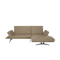 KOINOR Ecksofa  aus Flachgewebe Francis , beige , Maße (cm): B: 284 H: 93 T: 159