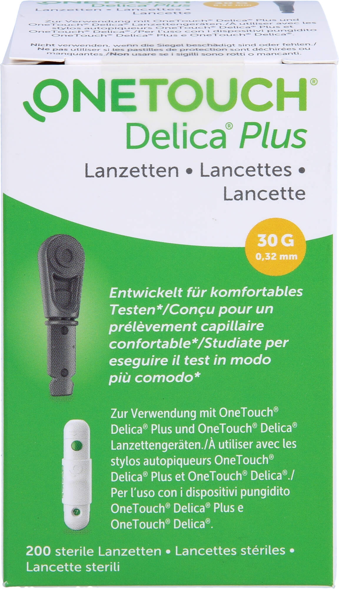 One Touch Delica Plus Nadellanzetten 200 ST