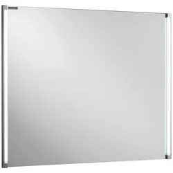 Wandspiegel 'LED-LINE' , silber