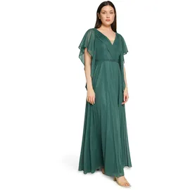 Vera Mont Abendkleid Glitzer-Look Grün/Grau 38