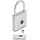 DeLock Navilock Vorhängeschloss mit Fingerabdruck 75 x 45 x 13 mm silber