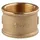Tradecom Messing Gewinde-Fitting Muffe 1 1/2"IG - 1 1/2"IG (DN 40) - schwere Ausführung