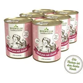 soultec petcare gmbh Rind pur mit Leinöl 6 x 400 g