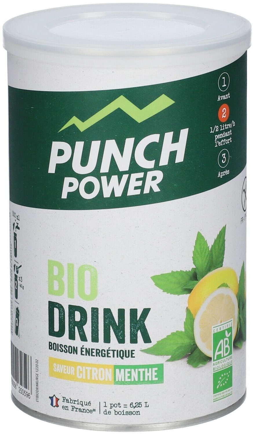 Punch Power Biodrink BIO Zitrone-Minze