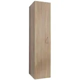 Xora Mehrzweckschrank, Eiche, Kunststoff, 1 Fächer, 50x185x54 cm, BQ - Bündnis für Qualität, Made in Germany, DIN EN ISO 9001, erweiterbar, Schlafzimmer, Kleiderschränke, Mehrzweckschränke