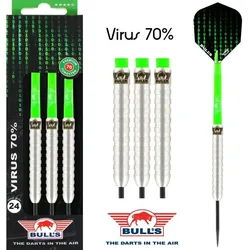 Dart Bull's Virus 70% HELLGRÜN 24g