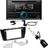 Kenwood DPX-7300DAB Bluetooth DAB CD USB Einbauset für Mitsubishi Space Star