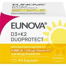STADA Eunova DuoProtect D3 4000 I.E.  + K2 80 µg Kapseln 90 St.