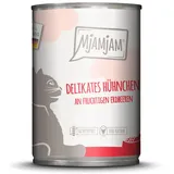MjAMjAM Katze 6x400g delikates Hühnchen mit Erdbeeren