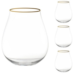 RIEDEL Glas Glas Gin Set Limitierte Edition mit Goldrand, Kristallglas