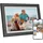Dragon Touch Digitaler Bilderrahmen - 10.1'' WiFi Frameo HD IPS Touchscreen, Auto-Rotate, Sofortiges Teilen von Fotos/Videos, 32GB Speicher Familie und Freunde-Schwarz