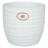 Söndgen Keramik Soendgen Keramik Blumentopf, Bergamo Pure, weiß glänzend, 19 x 19 x 18 cm, 0252/0019/0050