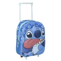 Cerdá LIFE'S LITTLE MOMENTS Unisex Kinder Trolley 3D Stitch Kinderrucksack, blau