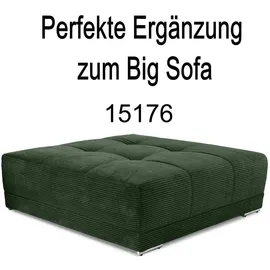 luma-home schönes für dein zuhause luma-home Big-Sofa, Grün Textil, 4-Sitzer, einzeln stellbar,Rechteckig, 306x86x134 cm Wohnzimmer, Sofas / Couches, Sofas, Bigsofas