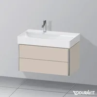 Duravit XSquare Waschtischunterschrank, 2 Auszüge, XS416809191,