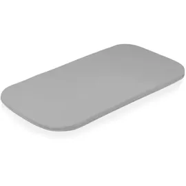 lionelo - Babywippe mit Melodie 2-in-1 BELLA Grey Concrete + Fernbedienung - Weiß/Grau