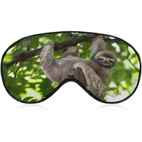 Lustige niedliche Faultier-Schlafmaske zum Aufhängen, für Männer, Frauen, Teenager, Kinder, Nachtschlaf, Augenschatten, Komfort, für Reisen, Yoga, Nickerchen