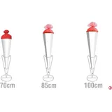 ROTH Ständer für Roth-Schultüten passend für 70 cm, 85 cm und 100cm - 24cm rund / 35cm hoch, Metall