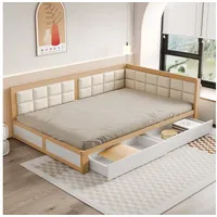 STILVORA Schlafsofa 140x200 Daybett mit Matratze,Tagesbett mit Stauraum und Lattenrost, mit weicher Rückenlehne und großen Stauraumschubladen, mit Matratze