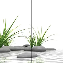 Schulte DecoDesign Foto über Eck Zen Steine+Gras 90x210 cm ExpressPlus