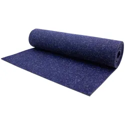 Nadelvliesteppich "TURBO", blau, B:200cm H:5mm L:200cm, Nadelfilz, PRIMAFLOR-IDEEN IN TEXTIL, Teppiche, robust und strapazierfähig, fußbodenheizungsgeeignet, Kurzflor Teppich